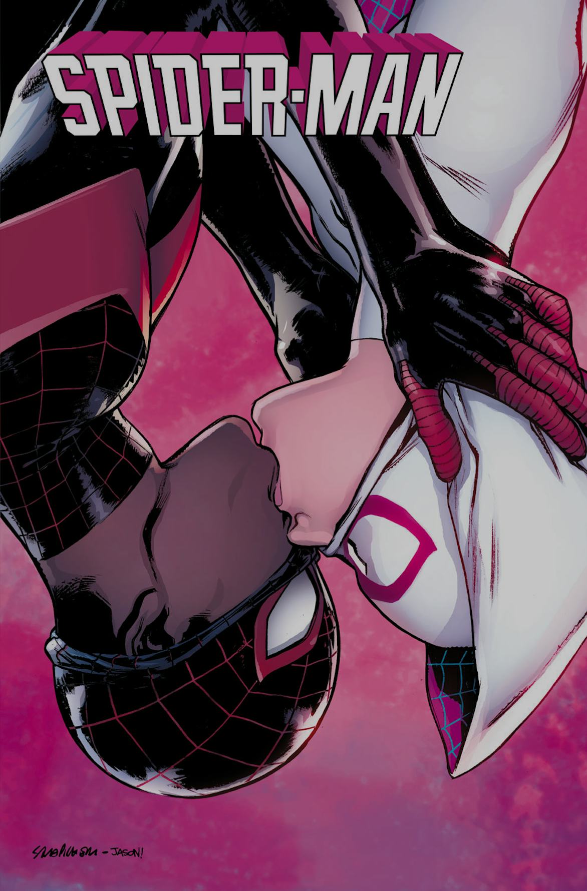 Spider Gwen And Miles Are Making Out All Over The Place