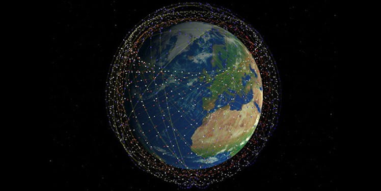 The future of Earth's orbit? No regulation exists to prevent any country from launching thousands of...