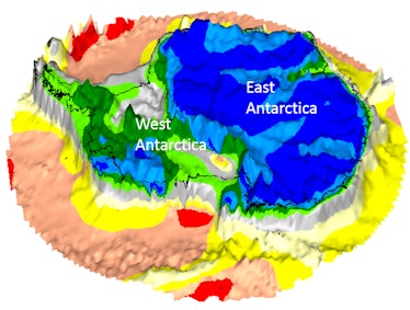 antarctica gravity map