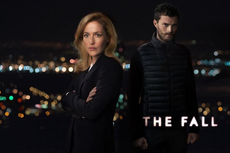 Gillian Anderson and Jamie Dornan in The House on Netflix