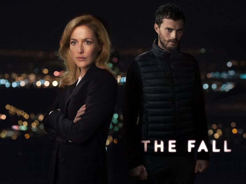 Gillian Anderson and Jamie Dornan in The House on Netflix