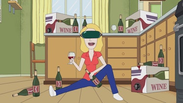 Beth loves red wine.