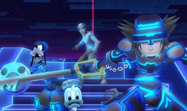 Remember when Sora took Donald and Goofy to 'TRON'?