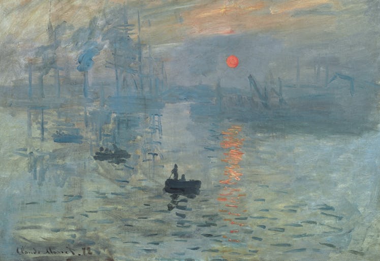 Sunrise picture by Claude Monet.