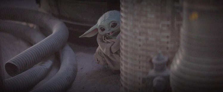 Baby Yoda hams it up for the camera in 'The Mandalorian' Episode 5.