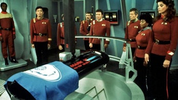 Spock's casket in 'Star Trek II: The Wrath of Khan'