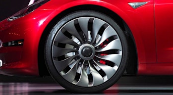 Tesla Model 3 wheels.