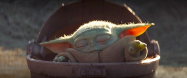 Baby Yoda in 'The Mandalorian' on Disney Plus