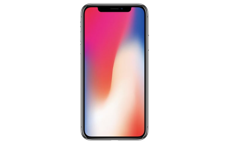 The iPhone X as seen on Apple's website