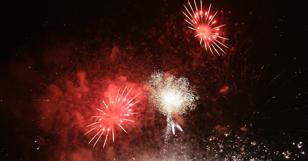 How Fireworks Make Cool Shapes