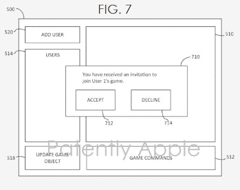 apple patent gaming system