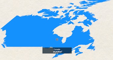 Canada powered entirely by solar.