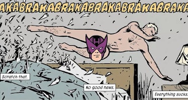 Hawkeye vol. 4 written by Matt Fraction, drawn by David Aja, Annie Wu