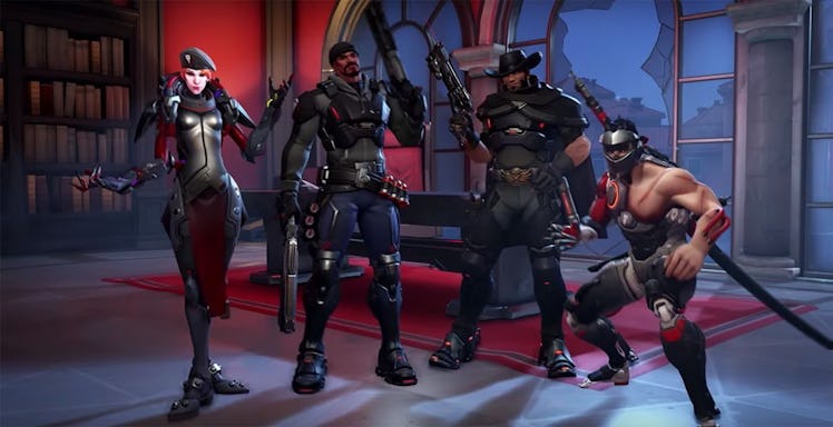 Here's the default squad for Overwatch Retribution.