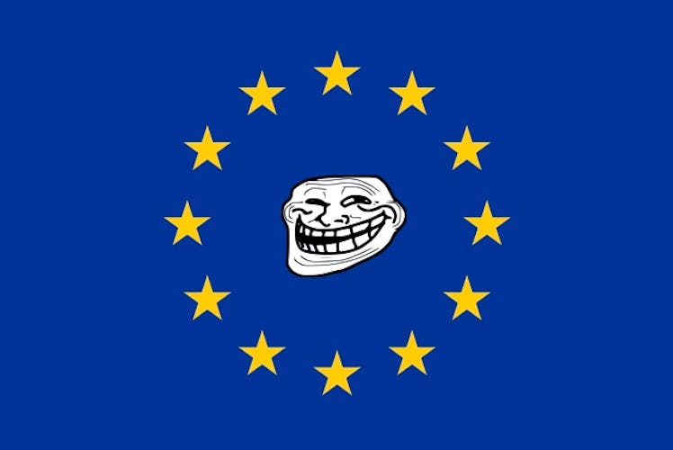 eu european union memes troll flag