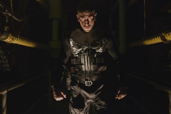 A still from the tv show the punisher