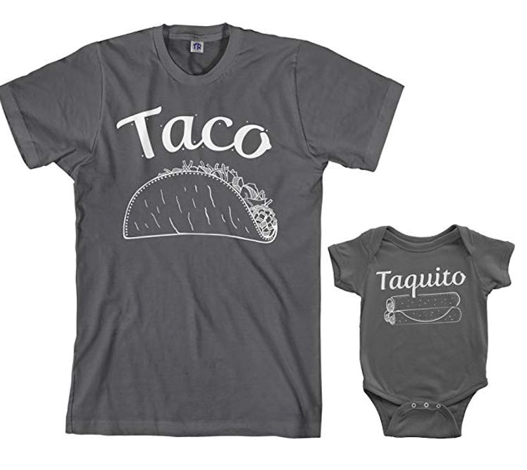 Taco & Taquito Infant Bodysuit & Men's T-Shirt Matching Set