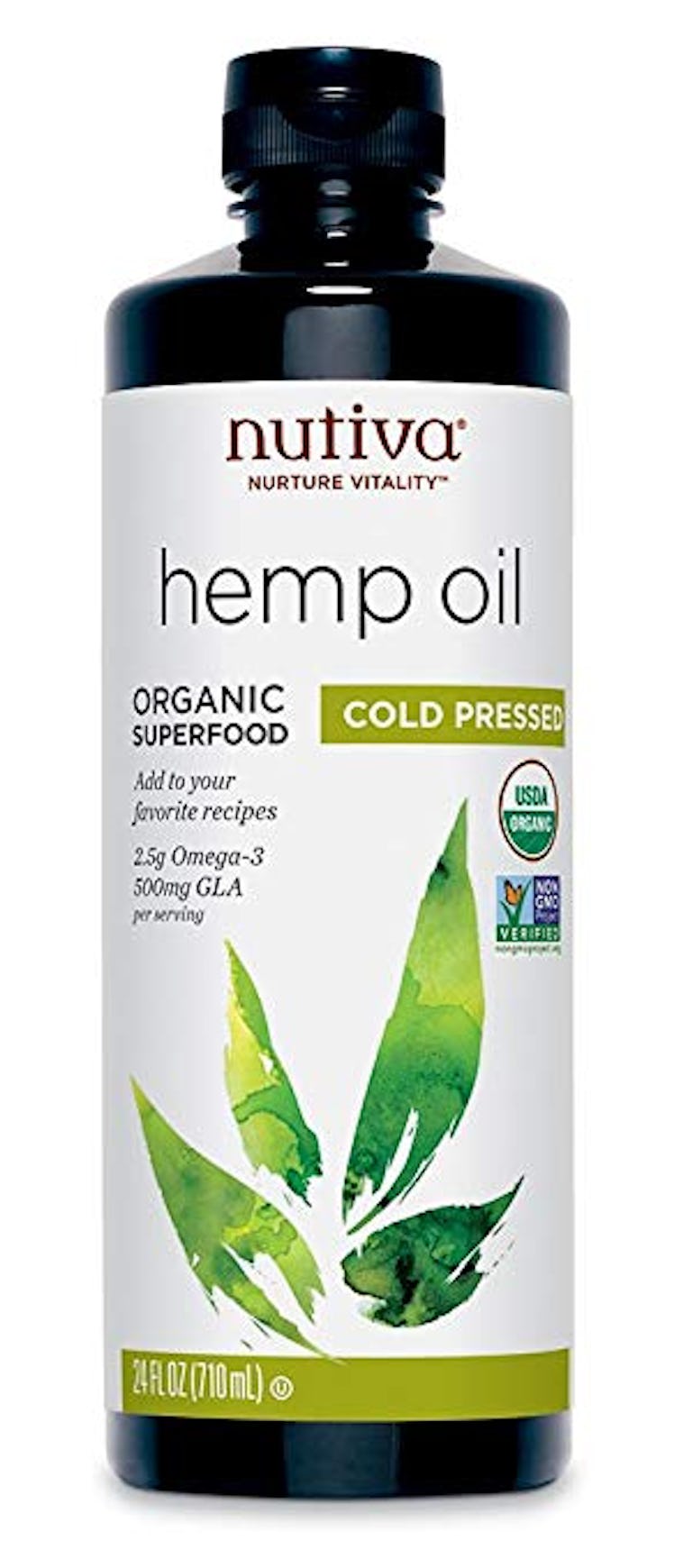 Nutiva Organic, Cold-Pressed, Unrefined Hemp Seed Oil 