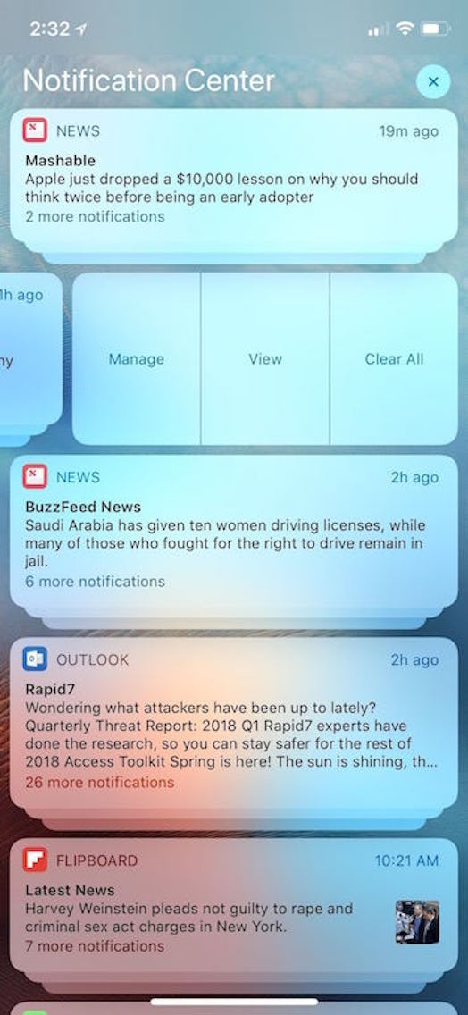 ios 12 stacked notifications