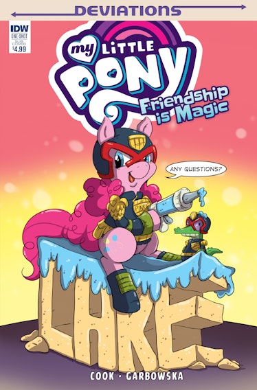 My Little Pony Judge Dredd variant cover for IDW