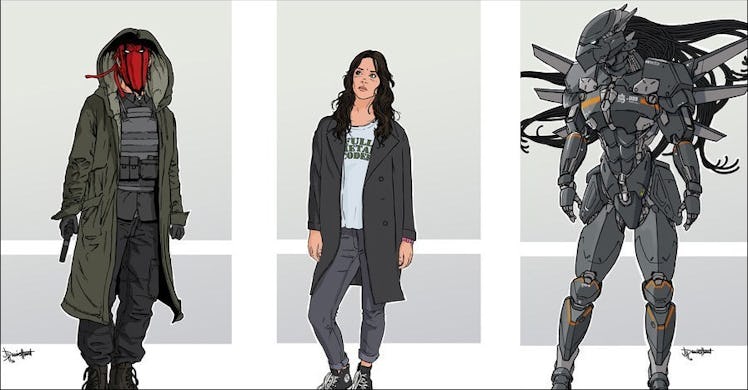 The Wild Storm character designs