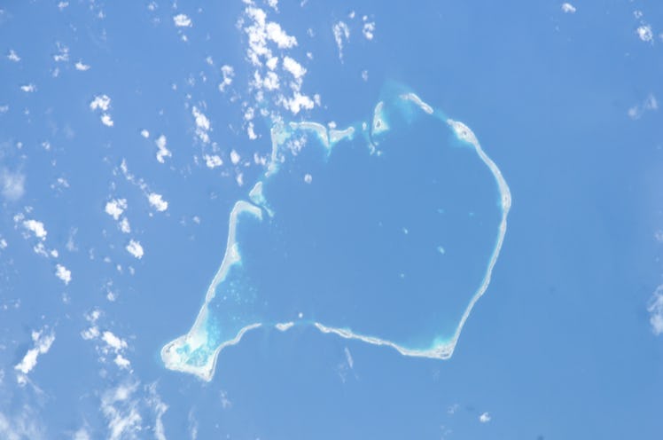 Funafuti (Tuvalu) from space
