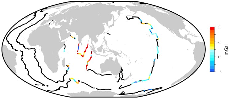seafloor map