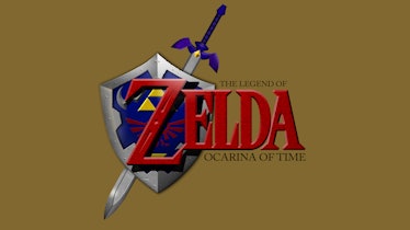 "The Legend of Zelda: Ocarina of Time" video game poster