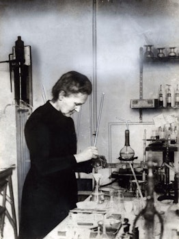 marie curie laboratory lab photograph