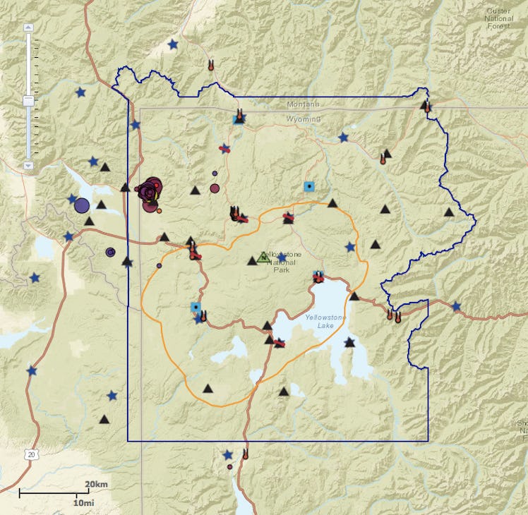 Yellowstone Supervolcano earthquake eruption