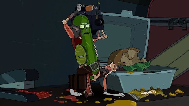 Pickle Rick is now a threat to Joel Osteen.