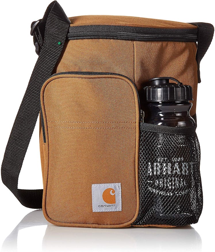 Carhartt Vertical Insulated Lunch Cooler Bag With Water Bottle