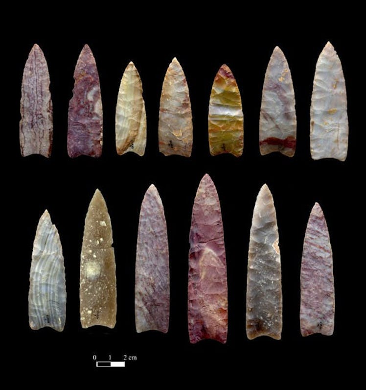 13,000-year-old spear points from Colorado.