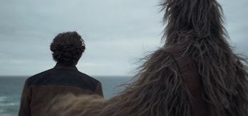 Han and Chewie in the 'Solo' Trailer