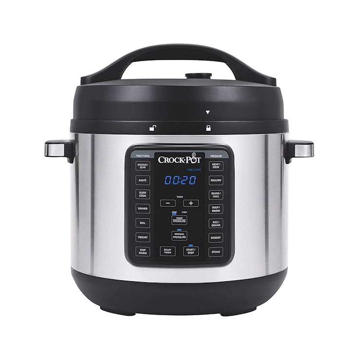 Crock-Pot 8-Quart Multi-Use XL Express Crock Programmable Slow Cooker and Pressure Cooker 