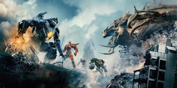A team of Jaegers faces off against he biggest Kaiju ever in the climax of 'Pacific Rim: Uprising'.