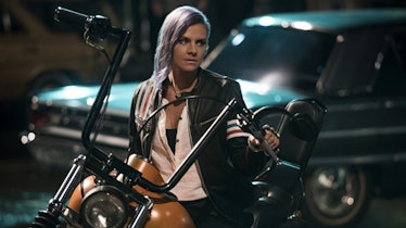 Eliza Coupe is Tiger in 'Future Man'.