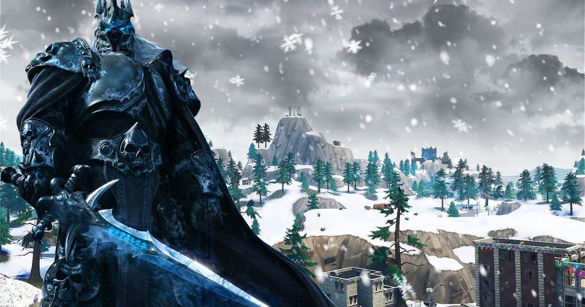 Fortnite Season 7 Teaser Looks Like A World Of Warcraft Crossover Fortnite Streamer Lich King Fortnite Streamer Lich King Fortnite Season 7 Teaser Looks Like A World Of Warcraft Crossover