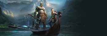 Kratos and his son Atreus in the new 'God of War'.