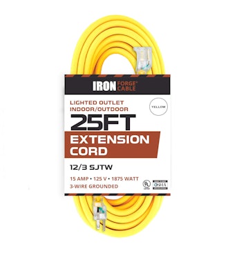 Iron Forge Cable Lighted Outdoor Extension Cord