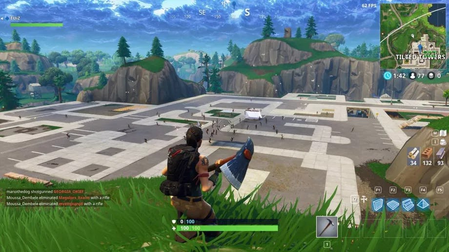 Fortnite Forget The Comet Players Destroy Tilted Towers Themselves