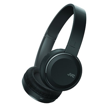 JVC Wireless Lightweight Flat Foldable On Ear Bluetooth Wireless Headband with Mic, Black (HAS190BTB...