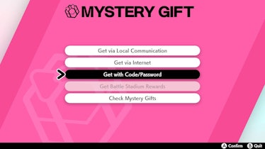 Mystery Gift Pokemon Sword and Shield