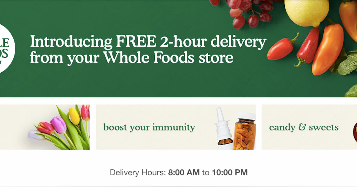 Amazon Prime Whole Foods Delivery What To Know About New Service Amazon prime whole foods delivery what to know about new service