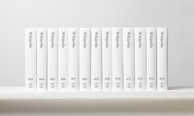 How Long Will It Take an Artist to Print Wikipedia
