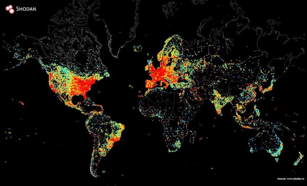 See Every Connection in the World on One Giant Map