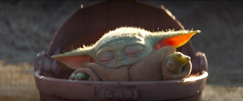 Baby Yoda in 'The Mandalorian' on Disney Plus