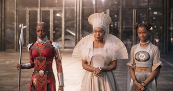 Queen Mother Ramonda and Princess Shuri made their debut in 'Black Panther'.