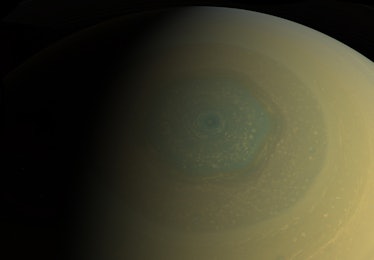saturn's giant storm