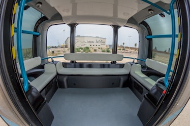Local Motors Phoenix Arizona Olli Self Driving Bus Autonomous 3D printed Jay Rogers